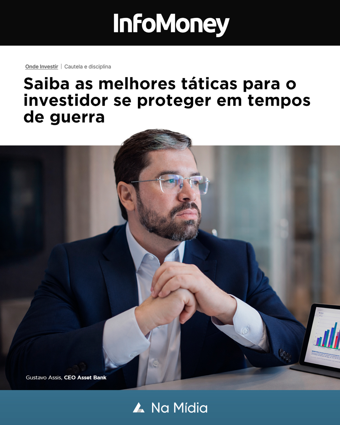 "Saiba as melhores táticas para o investidor se proteger em tempos de guerra" - Infomoney